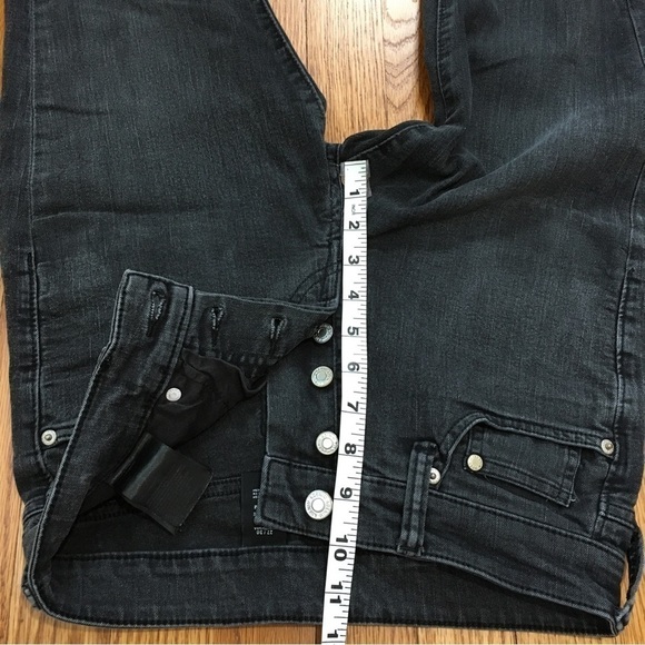 H&M High Waist Black Cotton Blend Skinny Jeans - Picture 11 of 14